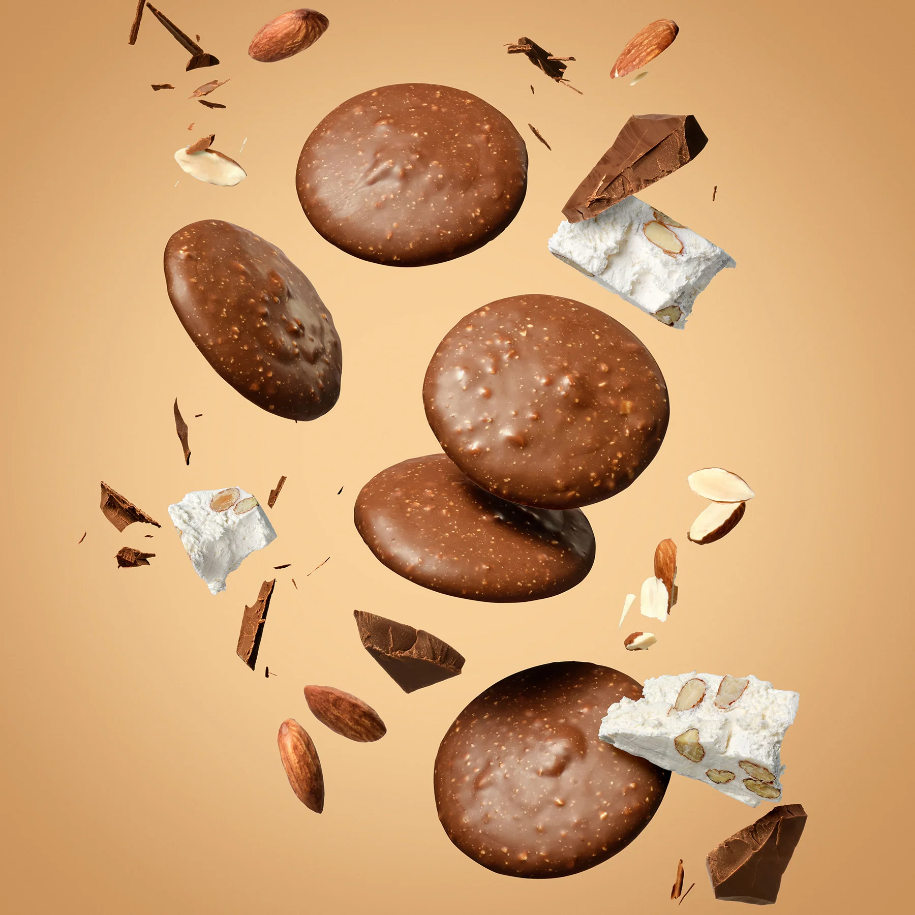 Almond Nougat Dotties 100g | Milk Chocolate - Image 2