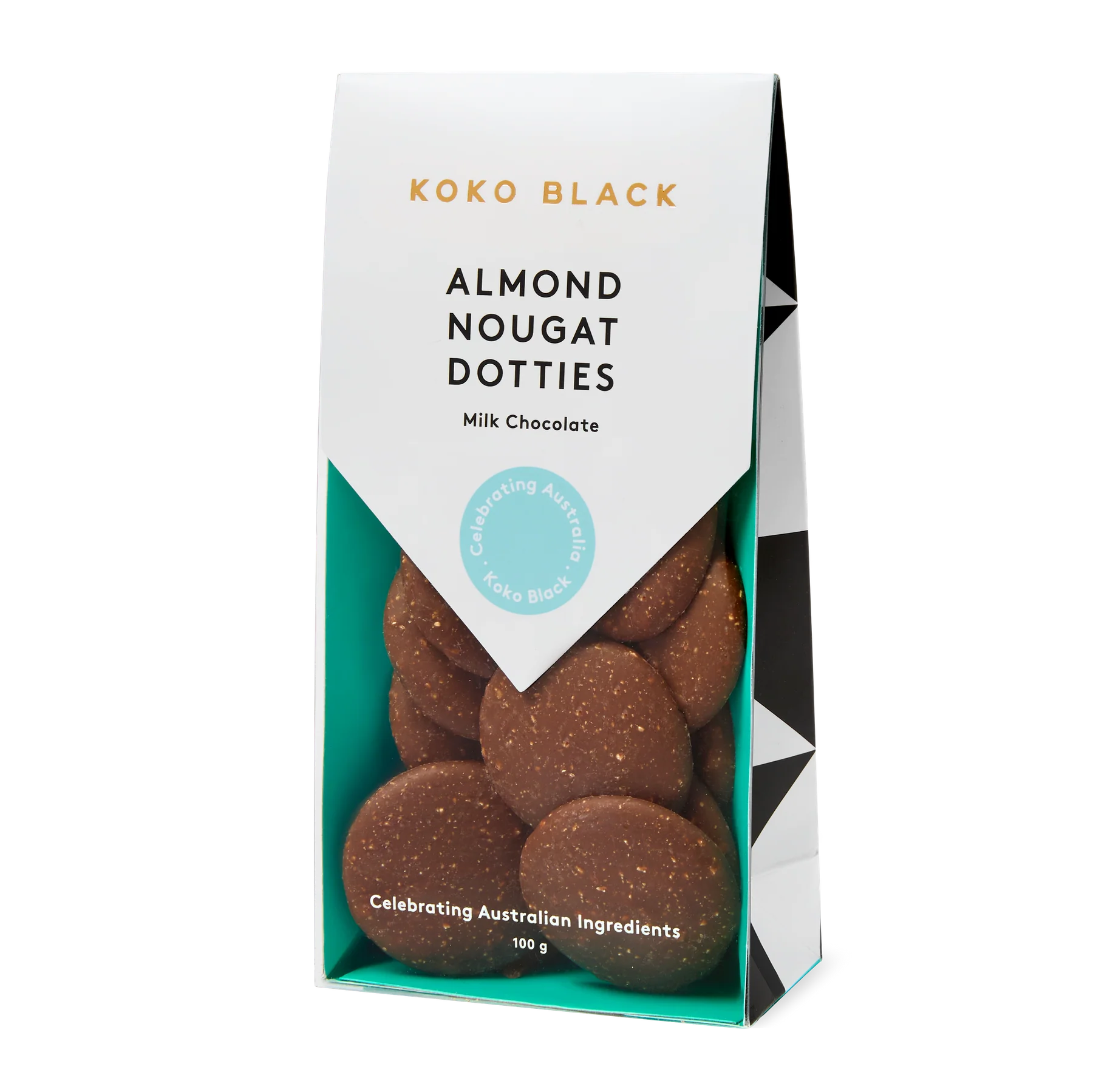 Almond Nougat Dotties 100g | Milk Chocolate - Image 6