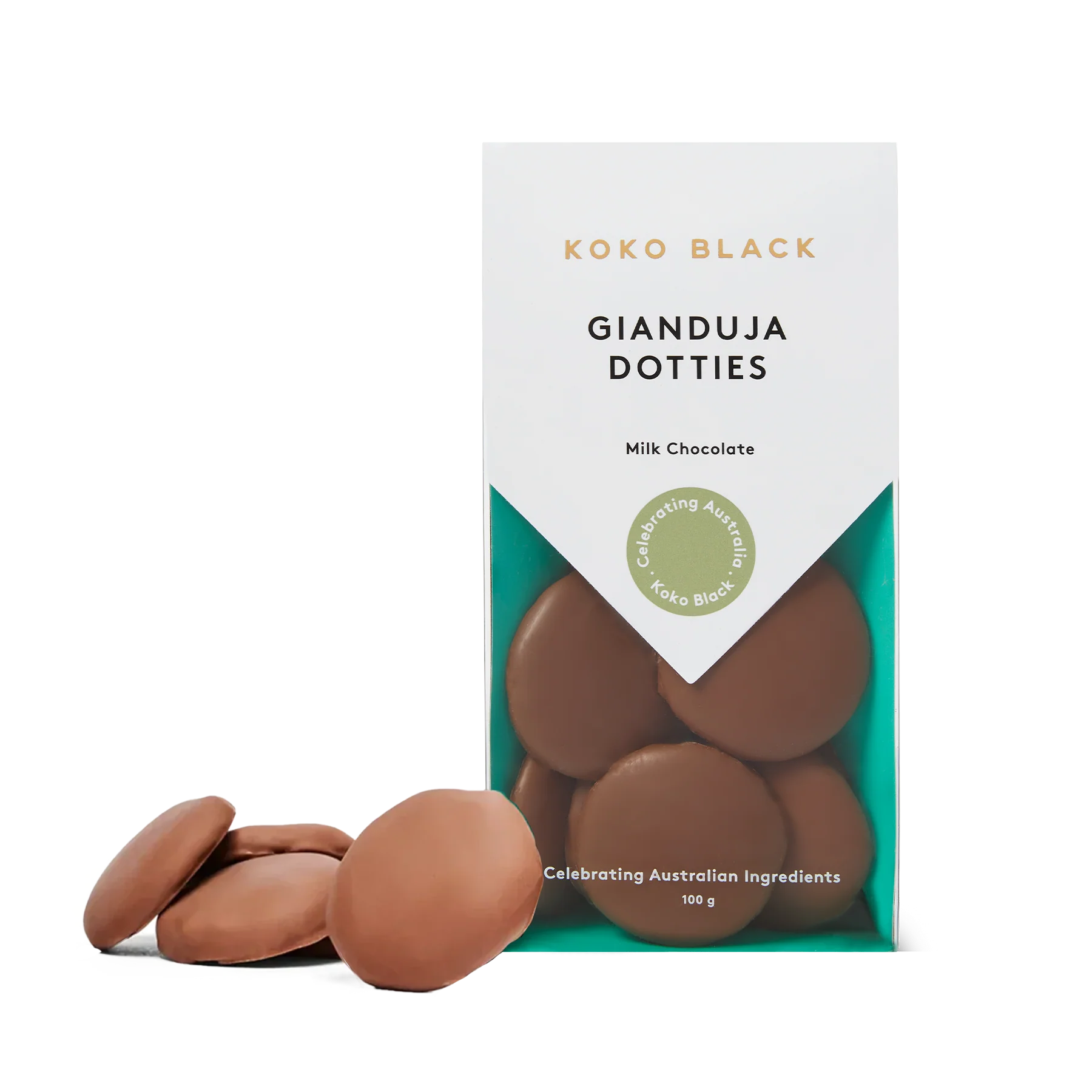 Gianduja Dotties 100g | Milk Chocolate