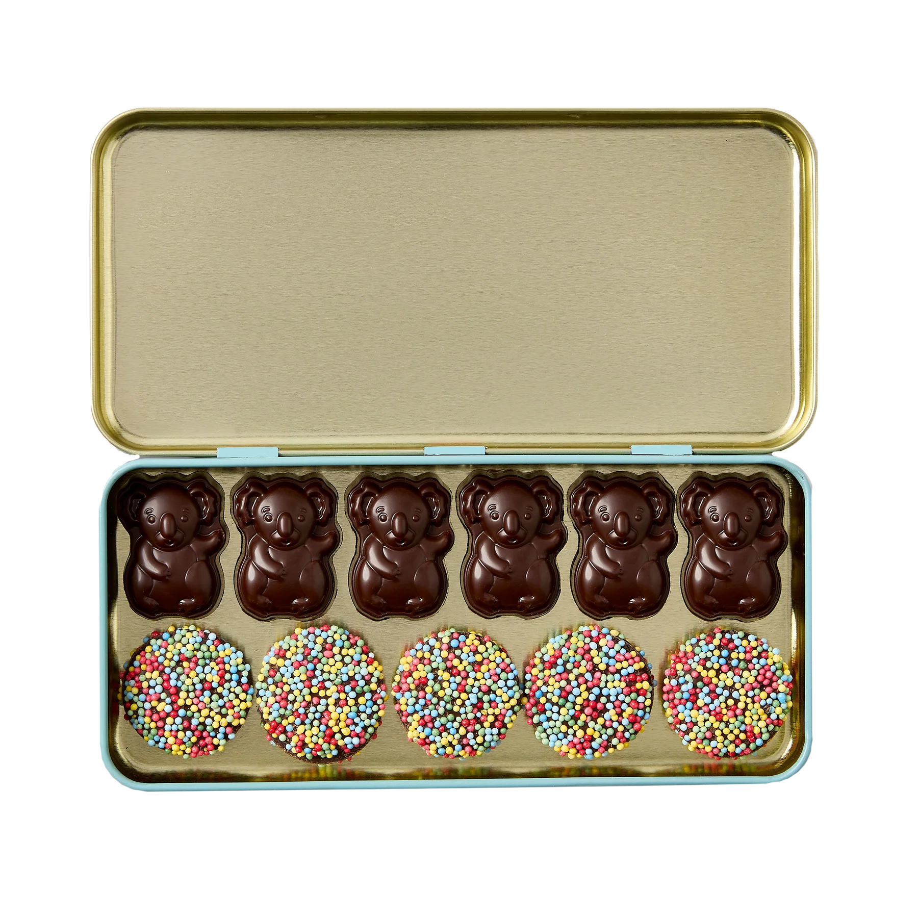 Koko Koala's Outback Tin | Dark Chocolate Sprinkles - Image 2