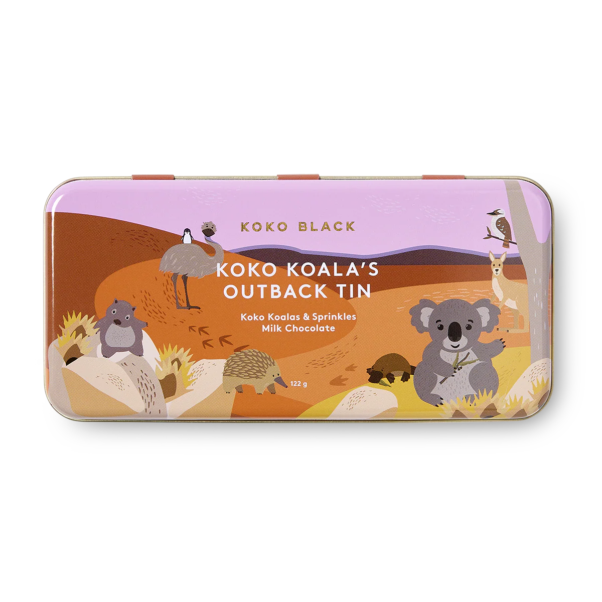 Koko Koala's Outback Tin | Milk Chocolate Sprinkles