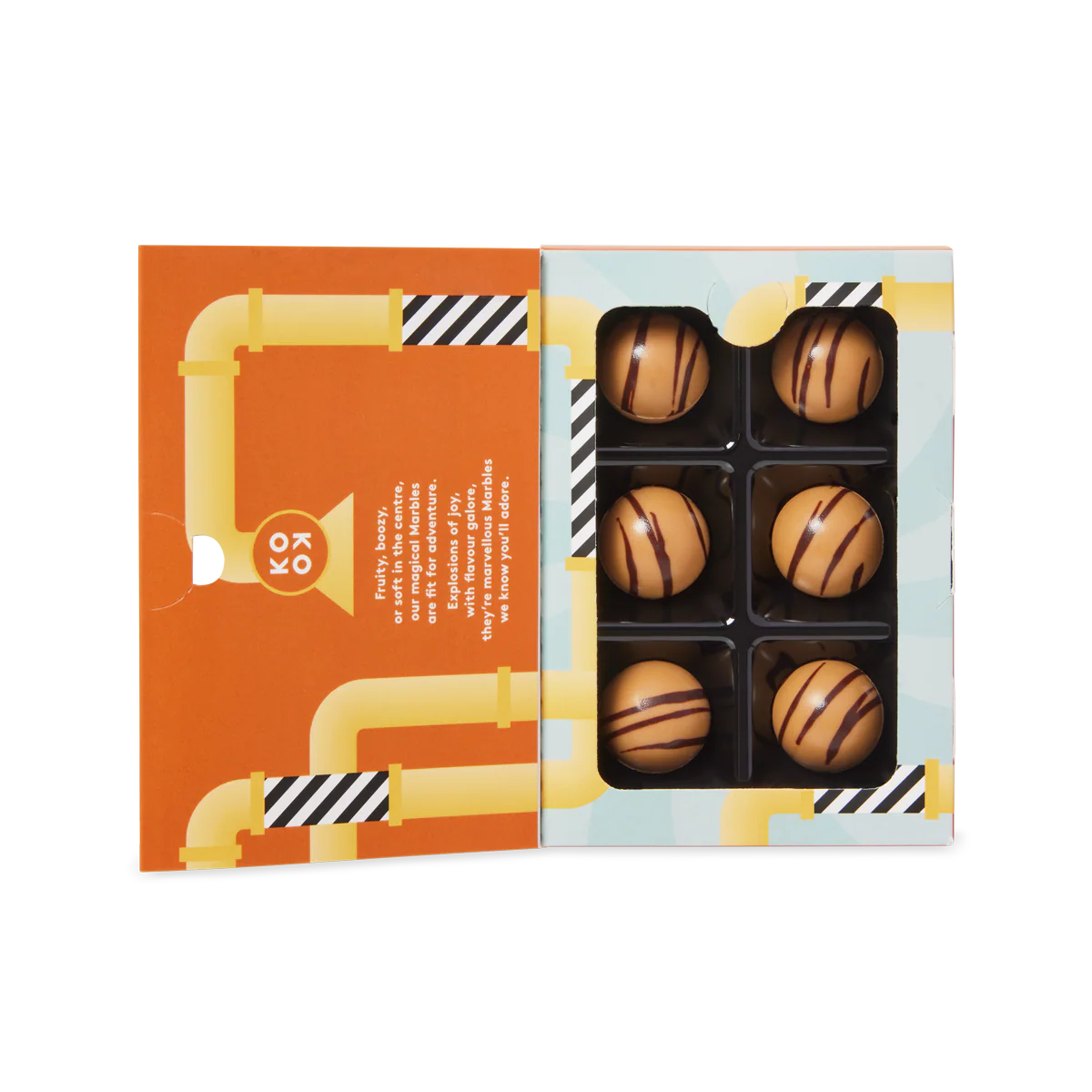 Pecan & Maple Caramel Marbles | Gold Chocolate - Image 6