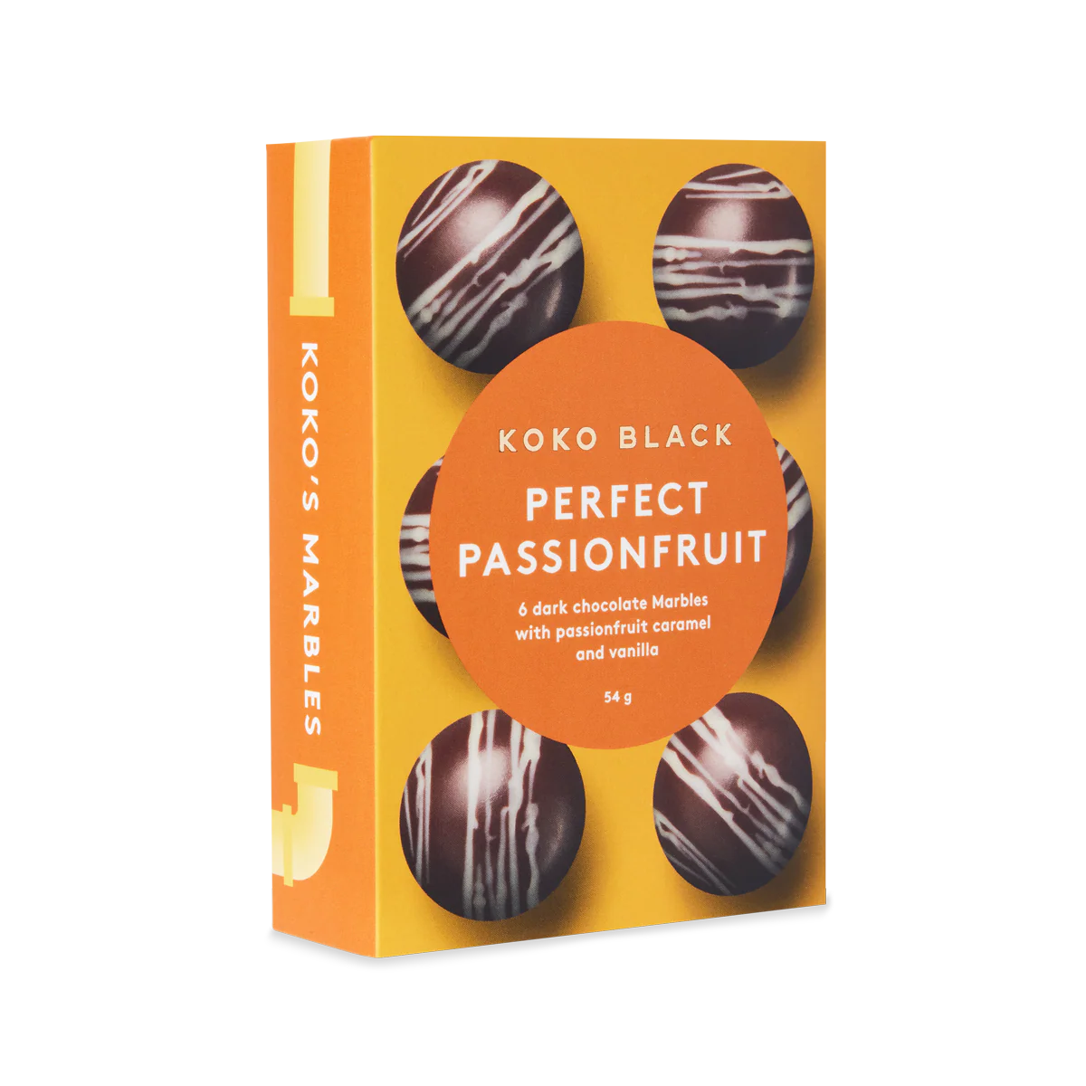 Perfect Passionfruit Marbles | Dark Chocolate