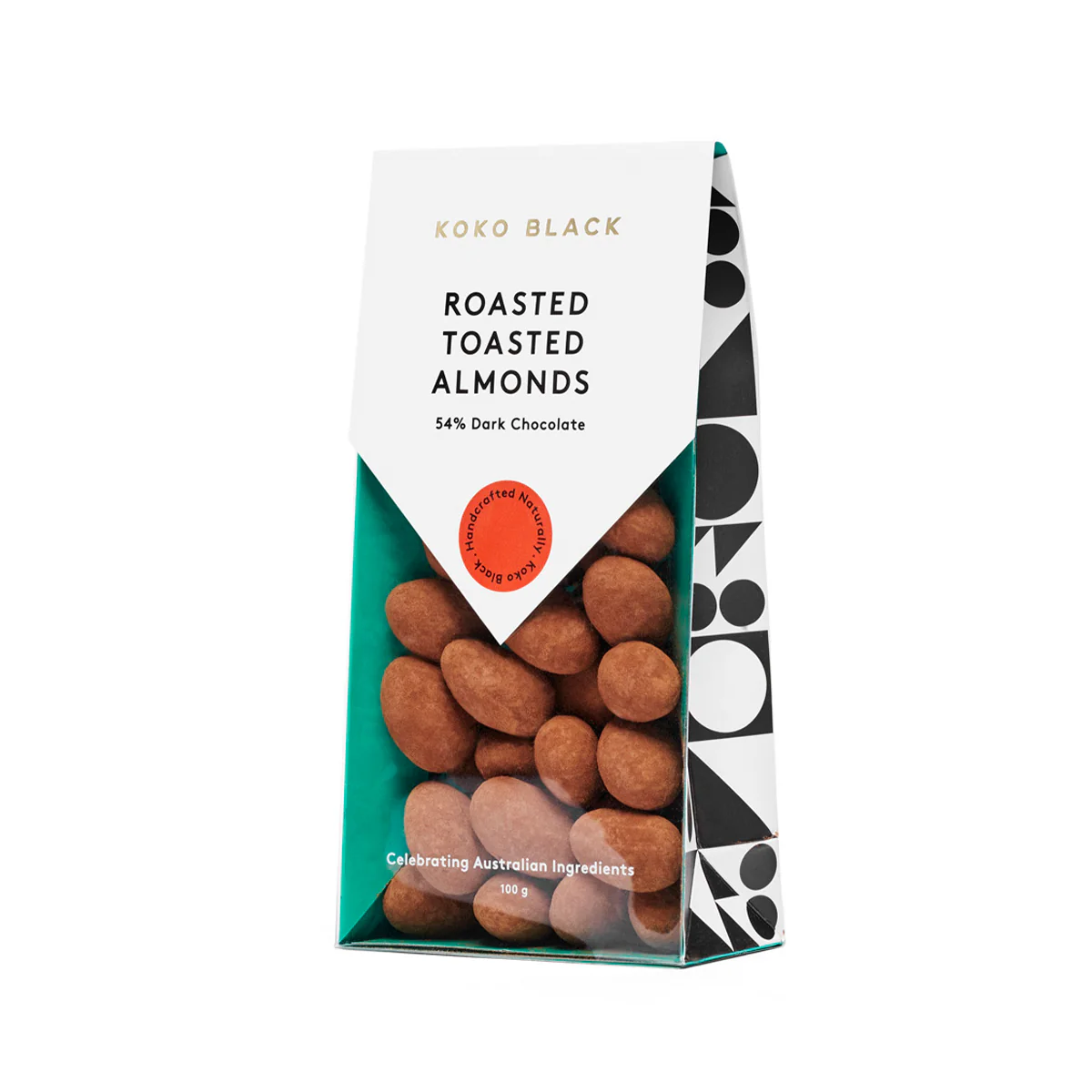 Roasted Toasted Almonds 100g | Dark Chocolate - Image 2