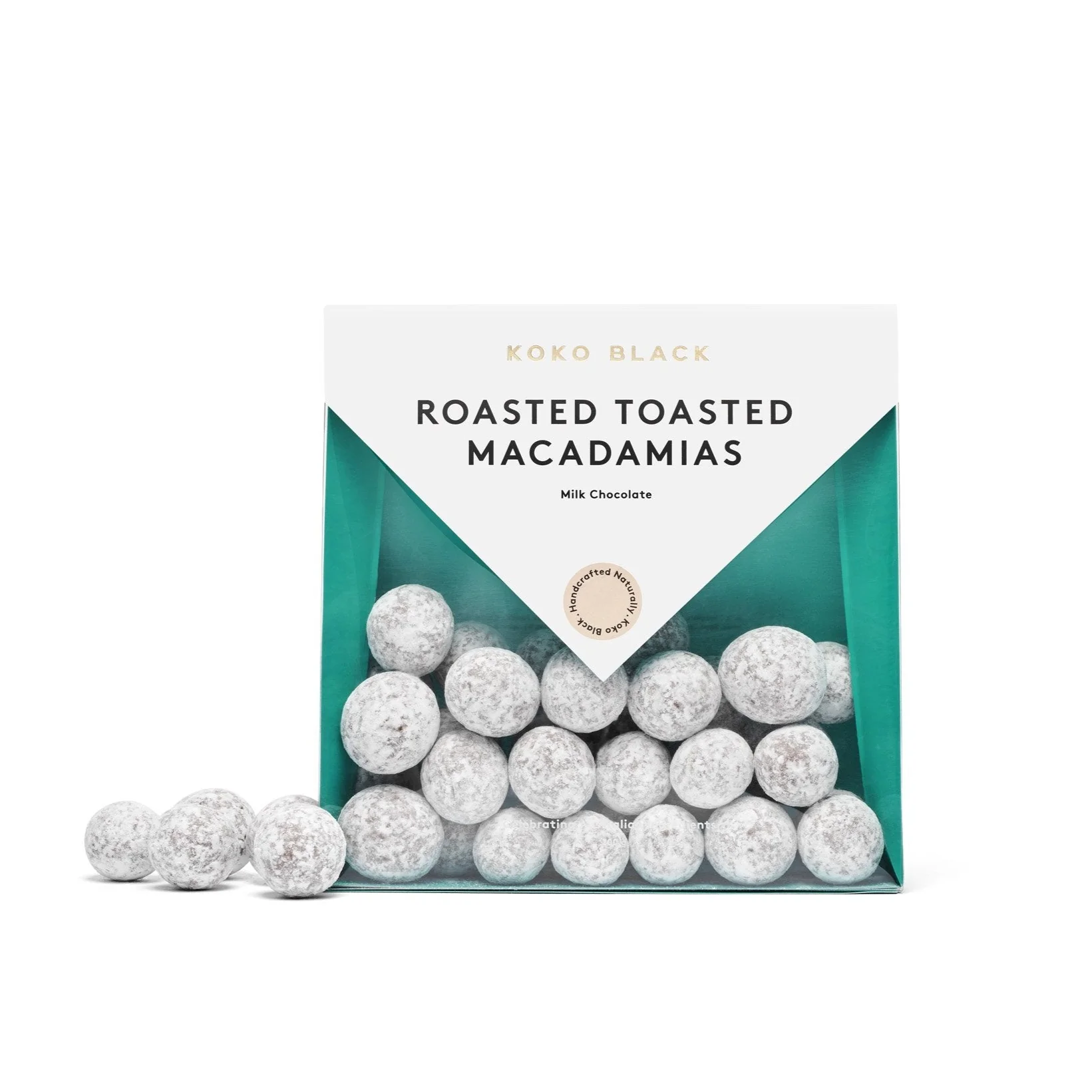 Roasted Toasted Macadamias 200g | Milk Chocolate