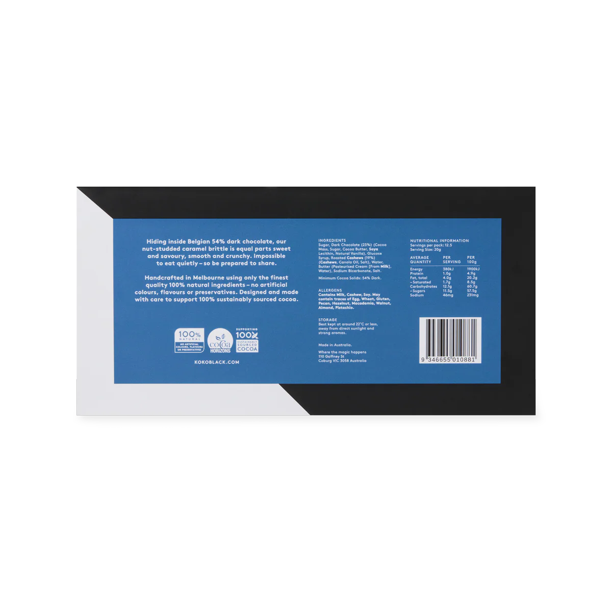 Salty Cashew Crunch 250g | Dark Chocolate - Image 3